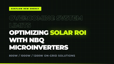 Optimizing Module-Level Solar ROI with NBQ 800/1000/1200 Microinverters